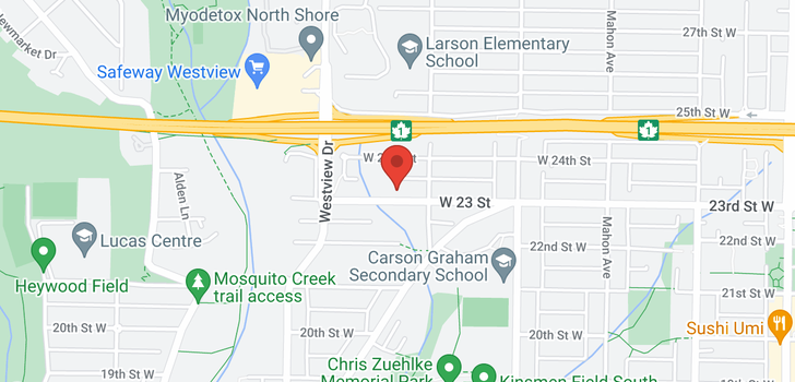 map of 526 W 23RD STREET